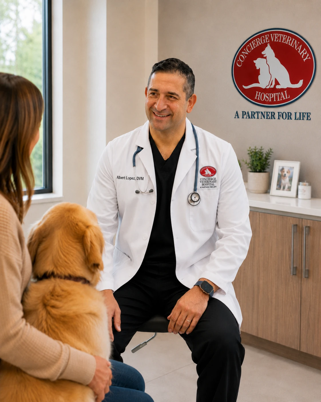 Dr. Albert Lopez, DVM, founder of Concierge Veterinary Hospital of Naples